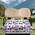 thumbnail image 2 of Yuyamidu Butterfly Golf Cart Seat Covers with Pockets 250 Years USA Flag Golf Cart Seat Towel Blanket foior Club Car Seats Covers Golf Cart Accessories Decor, 2 of 7