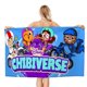 thumbnail image 1 of Chibiverso Toalla de playa de secado rápido con diseño temático, regalo para mujeres y niñas, ideal para cumpleaños, fans, amantes de la música, uso en la playa o al aire libre, 78 × 180 cm, 1 of 6