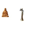 thumbnail image 1 of Estatua del Corazón de Jesús, figura católica, figura de Jesús, obra de arte, figura de resina, figura de escritorio, figura africana,, 1 of 8