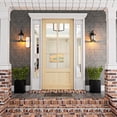 thumbnail image 2 of 36" X 80" Pine Wood 3-Lite Clear Double Glazed Glass Front Door Slab, 2 of 6