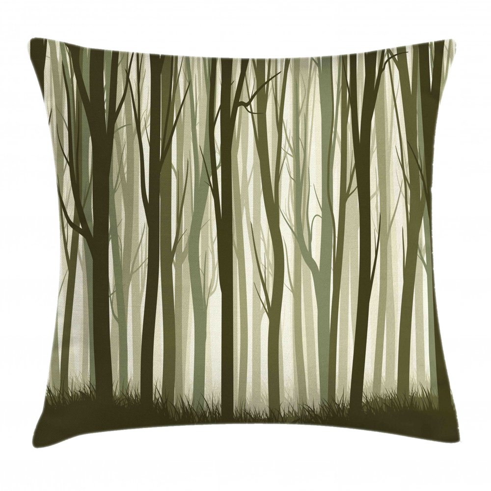 Apartment Decor Throw Pillow Cushion Cover, Mother Nature Theme