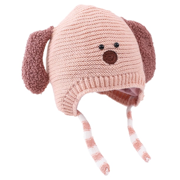 Gorro de lana para niños de otoño e invierno, lindo y súper lindo, gorro cálido con protección para las orejas para niños