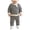 Black, variant on Quealent Toddler Baby Boy Clothes Long Sleeve Sweatshirt Pants Set Fall Winter Outfits (Black, 0-3 Months)
