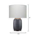 thumbnail image 2 of Alden Décor Emilia Ceramic Table Lamp, Navy, 2 of 3
