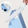 thumbnail image 4 of Hecef 15-Piece Knife Block Set, Ultra-Sharp Stainless Steel Knives with Rustproof Coating, 4 of 11