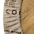 thumbnail image 4 of Ambesonne Nostalgic Fitted Round Tablecloth, Coffee Cups Writing, 40"- 44" Diameter, Sand Brown and Umber, 4 of 4