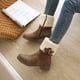 thumbnail image 4 of Botas de nieve Otoño e invierno Punta redonda Moda Botas cortas peludas cálidas Botas de gran tamaño Botas de mujer Wmkox8yii ghj1895, 4 of 9