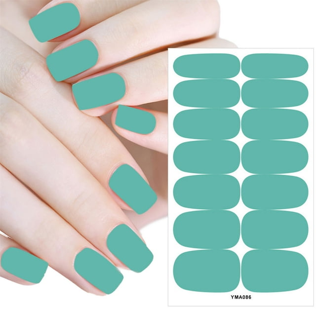 Nail Stickers And Style For Women Sets Polish Nail Girls Sticker Wraps Day Full Self- Design And Style For Valentine