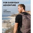 thumbnail image 5 of Merino.tech Mens Lightweight Merino Wool Short Sleeve T-Shirt X-Large, Heathered Black Pack of 3, 5 of 7