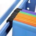 thumbnail image 3 of Vertical Metal Suspension File Holder for A4 Desk Organization Office and School Use, 3 of 7