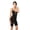 Black, variant on KL8182-2XL-Black Valencia Seamless Shapewear Waist Cincher Thigh Trimmer, Black - 2XL & 3XL