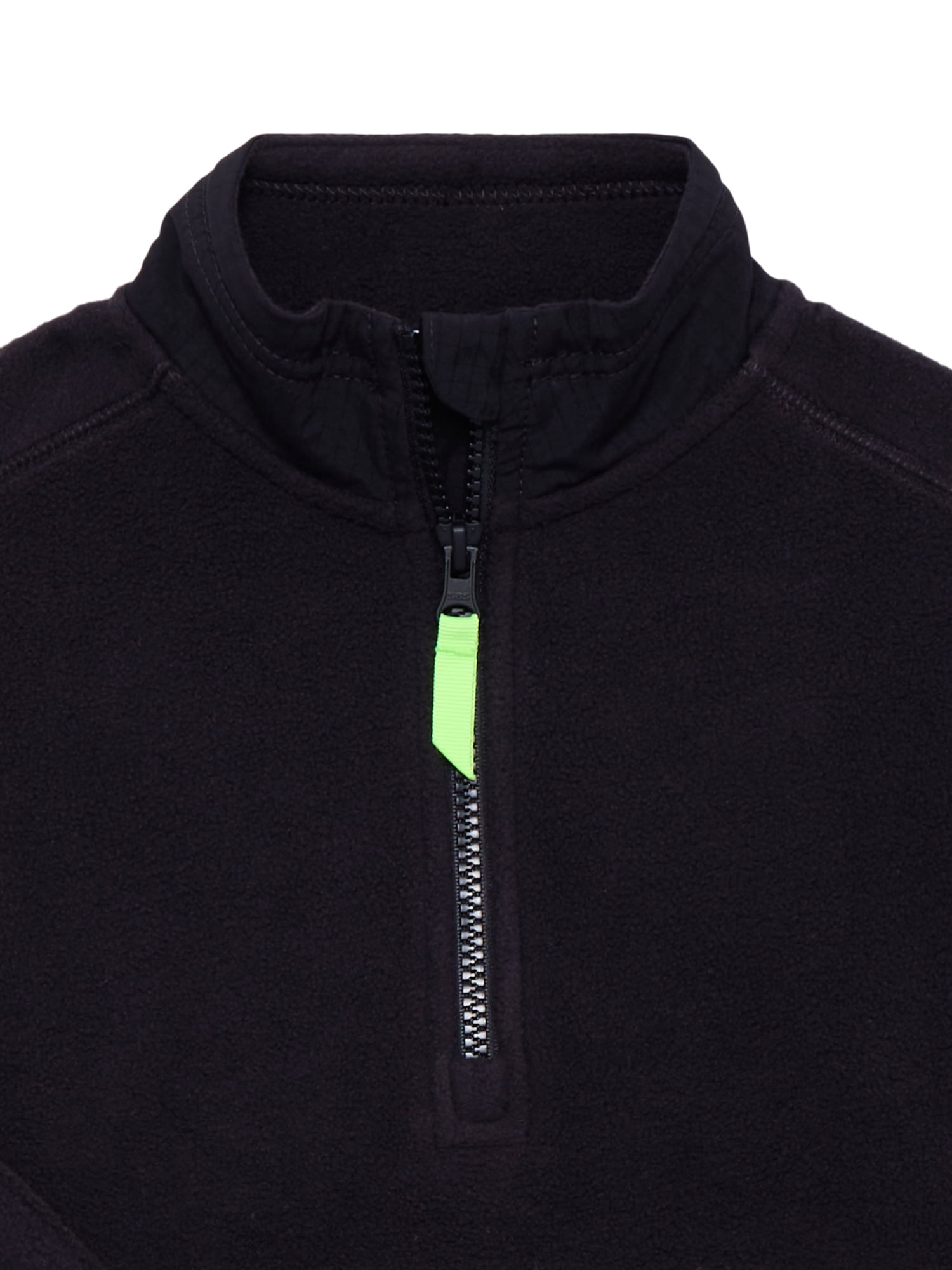 Athletic Works Boys Half Zip Microfleece Pullover, Sizes 4-18 & Husky