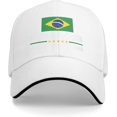 thumbnail image 1 of Make Brazil Great Again Hat Flavio Bolsonaro 2026 Baseball Cap Dad Trucker Hat, 1 of 8