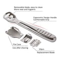 thumbnail image 3 of 12 Pieces in Total, 1 Callus Shaver Sets Include 10 Replacement Slices 1 Callus Shavers and 1 Foot File Heads Foot Care Tools Hard Skin Remover for Hand Feet, 3 of 5