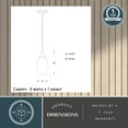 thumbnail image 6 of Milano Bronze Mini Pendant Ceiling Light Amber Swirl Glass, 6 of 9