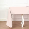 thumbnail image 2 of BalsaCircle 60" x 126" Polyester Rectangular Tablecloth Blush, 2 of 6