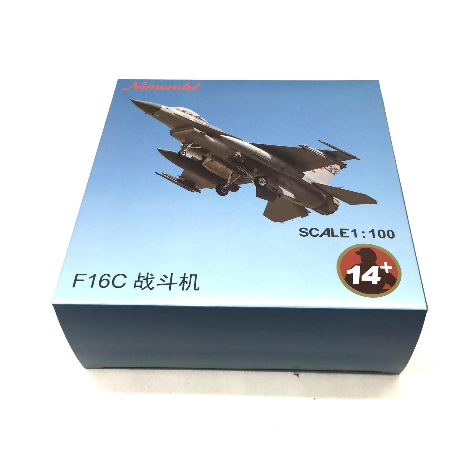 JIAHAOO F-16C Fighter Diecast Aircraft Model 1 100 Scale US Air Force Finished Metal with Display Stand