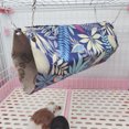 thumbnail image 1 of Pet Hanging Tunnel Cool Mat For Small Animals Cool Rainforest Pattern Sugar Glider Hammock Cage Accessories, 1 of 9