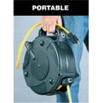 thumbnail image 5 of Pro-Reel 8140T-P Heavy Duty Industrial Retractable Extension Cord Reel w/Tri-Tap, 5 of 8