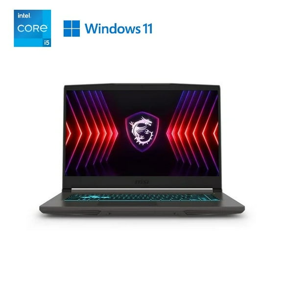 MSI Thin 15 15,6" Ordinateur Portable Gaming 144Hz, Intel i5-12450H, RTX 2050, 8GB DDR4, 512GB SSD, Win 11 Home