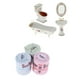 thumbnail image 1 of 3 Piezas 1/12 Papel Higiénico de + 4 Piezas Mini Muebles de para Casa de Muñeca, 1 of 4