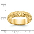 thumbnail image 2 of 14K Yellow Gold Mens Claddagh Ring, 2 of 2