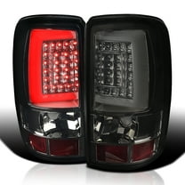 Spec-D Tuning Smoke LED Bar Tail Lights Compatible with 2000-2006 Chevy/GMC Suburban, Chevy Tahoe, GMC Yukon/Denali/XL, Left Right Pair Assembly