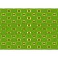 thumbnail image 1 of Ahgly Company Indoor Rectangle Patterned Bright Green Area Rugs, 5' x 7', 1 of 6