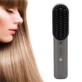 thumbnail image 1 of Cepillo Alisador De Pelo Inalámbrico, Peine Alisador Recargable Con Calentamiento Rápido Para Cabello Rizado Y Liso, Peinado Eléctrico Portátil, 1 of 7