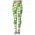 thumbnail image 3 of WILLBEST Leggings de Yoga Estampados Informales para Mujer, de Cintura Alta, para Entrenar, Correr, Cómodos, Elásticos Y con control Deportivo. Chica, 3 of 4