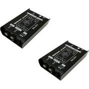 Seismic Audio SA-DI1, Pair of Passive Direct Box with Ground Lift and Attenuator Switch