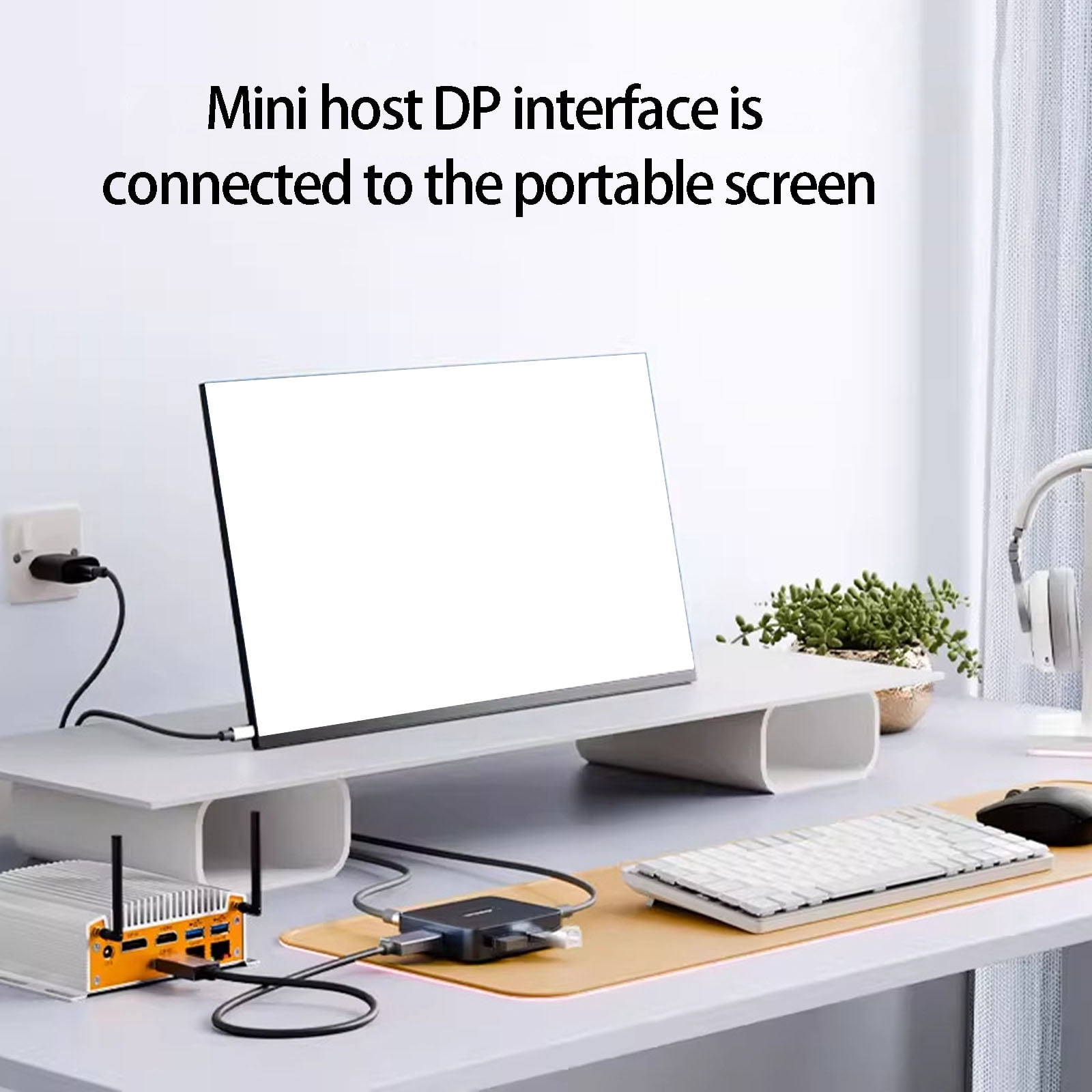 USB C DisplayPort 1.2 Hubs 4K 120Hz Refreshes Rate Plugs And Play For Monitors And TVs