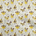 thumbnail image 1 of oneOone Viscose Jersey Olive Green Fabric Rooster Cock Fabric For Sewing Printed Craft Fabric By The Yard 60 Inch Wide-0G, 1 of 1
