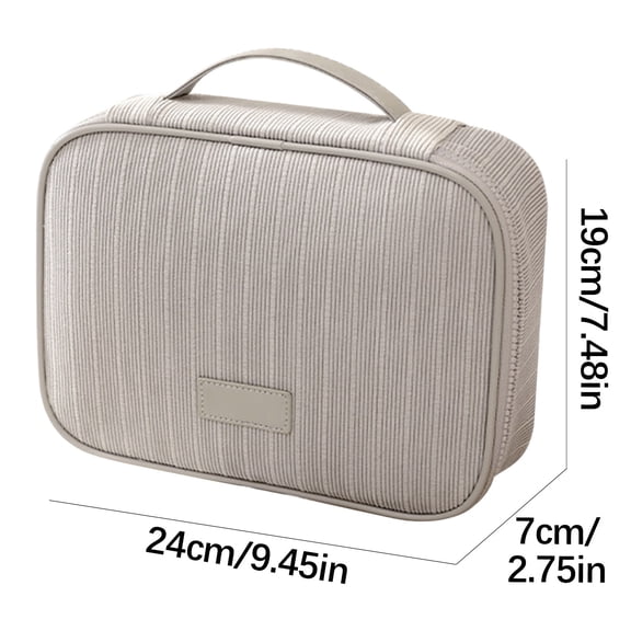 HBBKVI Large Capacity Makeup Bag Water Resistant Travel Toiletry Organizer Large Capacity Makeup Bag Toiletries Storage Bag Travel Multi-purpose Storage Bag