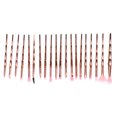thumbnail image 1 of Brochas para polvos sueltos, kit de brochas cosméticas para mujeres, brocha para sombra de ojos, brocha para base, durabilidad probada en el tiempo, 1 of 8