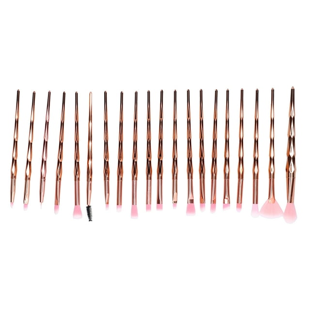 Brochas para polvos sueltos, kit de brochas cosméticas para mujeres, brocha para sombra de ojos, brocha para base, durabilidad probada en el tiempo