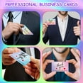 thumbnail image 2 of 50Pcs Thank You Cards Small Business, Mini A variety of styles Thank You for Supporting Cards Notes Shopping Holographic Thanks Greeting Cards for Retail Store Owner Goods Customer 2x3.5 Inch, 2 of 3