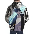 thumbnail image 6 of Solo Leveling Mens Active Sweatshirts Cozy Hoodie 3d Graphic Sweater Casual Winter Clothes Tops Coat X-Large, 6 of 7