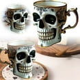 thumbnail image 1 of Coffee Cup Gold Rimmed Gothic Porcelain Tea Cup Resin Cup Halloween Decoration For Coffee Lovers And Collectors 245mug Glasses to Out of Clear Glass Cups Glass Cups Set Walk on Air Outdoor Drinking, 1 of 3