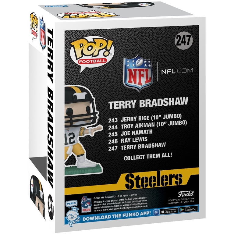 Funko, FUNKO POP! Sports NFL Legends Steelers Terry Bradshaw, 4