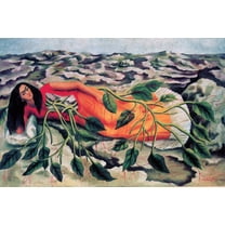 Frida Khalo- Roots - Canvas OR Print Wall Art