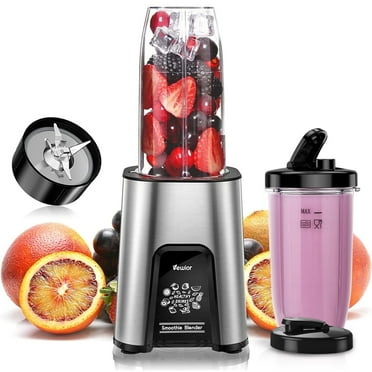 Smoothie Blender for Shakes and Smoothies, Blenders for Kitchen, Protein Drinks, Personal Blender with 2 * 22Oz Smoothie Cups with Lids