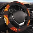 thumbnail image 4 of Kdxio Fall Gnomes Print Elastic Stretch Steering Wheel Cover,Auto Steering Wheel Cover,15 Inch Anti-Slip,Warm in Winter and Cool in Summer,Fit Suvs,Vans Cars,Trucks, 4 of 5