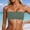 Z-610Green, variant on Women's Removable Shoulder Strap Swimwear Tops Strapless Bikini Top Bandeau Swim Top Tube Top Swimsuit Blouse For Beach Pool,Black,S