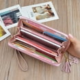 thumbnail image 3 of Fashion Zipper Wallet Ladies Long Wallet Tote Bag Coin Card Holder PU Leather Wallet Wallet, 3 of 6