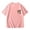 Light Pink, variant on ibiyuan Cute Clothes For Girls Girls' Summer Casual Graphic Tee Lightweight Short Sleeve Top With Playful Knot Tie Design And Breathable Fabric White