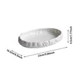 thumbnail image 3 of Outdor Dinner Plates Rock Texture Ceramic Main Dish Plate Kitchen Household Pasta Steak Dish Plate Pure White Characteristic Tableware Plates, 3 of 6