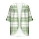 thumbnail image 5 of Cárdigan de manga larga para mujer, blusa informal estampada con bolsillo, abrigo tipo cárdigan para mujer, 5 of 5