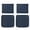4PCS-BLUE, variant on 4Pcs Outdoor Cushion Covers, Patio Cushion Slipcovers Replacement with Zipper for Outdoor Furniture, Covers Only