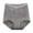 Grey, variant on FINALGANG Cozy Underwear For Women Lace Patchwork Plus Size High Waist Panties Seamless Tummy Control Underwear Stretch Moisture-Wicking Wear